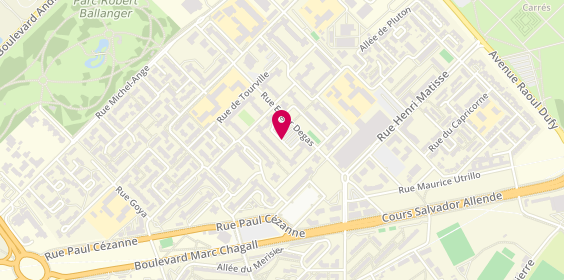 Plan de N.M.L Beauty, 21 Rue de la Bourdonnais, 93600 Aulnay-sous-Bois
