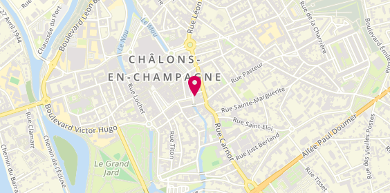 Plan de Jean Louis David Diffusion, 23 Rue Thiers, 51000 Châlons-en-Champagne