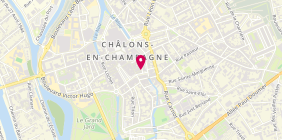 Plan de Bellezza Coiffure, 12 Rue Gambetta, 51000 Châlons-en-Champagne