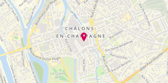 Plan de Salons d'Orfeuil - Coiffeur Châlons-en-Champagne, 17 Rue d'Orfeuil, 51000 Châlons-en-Champagne