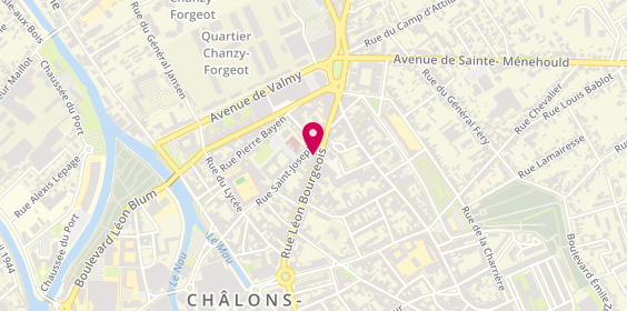 Plan de Top Tendance, 65 Rue Léon Bourgeois, 51000 Châlons-en-Champagne