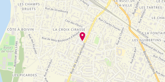 Plan de FaRa Coiffure Cormeilles-en-Parisis, 1 place Edouard Imbs, 95240 Cormeilles-en-Parisis