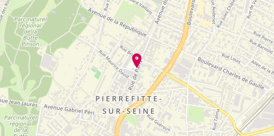 Plan de Mod Coiff, 30 Rue Paris, 93380 Pierrefitte-sur-Seine