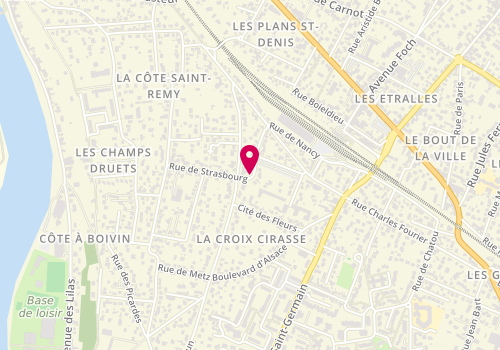 Plan de Emmanuelle Coiffure a Domicile, 26 Rue Strasbourg, 95240 Cormeilles-en-Parisis