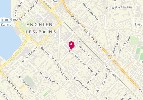 Plan de Naturel K Coiffure, 15 Rue Pasteur, 95880 Enghien-les-Bains