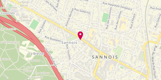 Plan de Génération Coiffure, 111 Boulevard Charles de Gaulle, 95110 Sannois