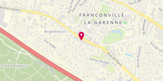 Plan de Elégance Coiff, 111 Rue du Général Leclerc, 95130 Franconville