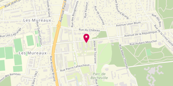 Plan de Mureaux Coiffure, 31 Avenue République, 78130 Les Mureaux