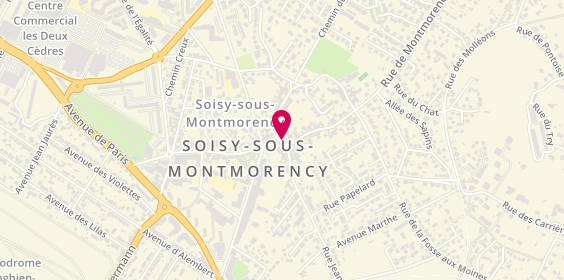 Plan de Chris Coiffure, 1 Rue de Montmorency, 95230 Soisy-sous-Montmorency