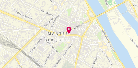 Plan de Jean Louis David, 11 Rue Henri Riviere, 78200 Mantes-la-Jolie
