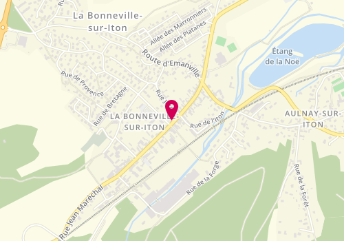 Plan de Coiffure de l'Iton, 56 Rue Jean Maréchal, 27190 La Bonneville-sur-Iton
