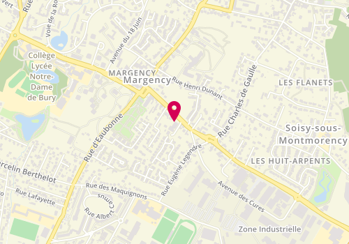 Plan de Elodie Coiffure, 29 Avenue Georges Pompidou, 95580 Margency