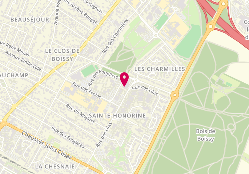 Plan de French touch, 57 Rue des Lilas, 95150 Taverny