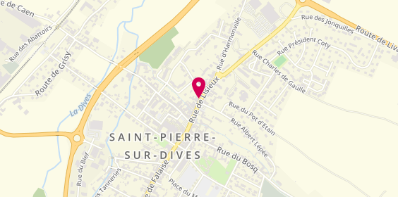 Plan de Coiffure des Halles, 31 Rue Lisieux, 14170 Saint-Pierre-sur-Dives