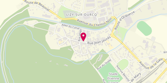 Plan de Lizy Coiffeur Barber, 37 Rue Jean Jaurès, 77440 Lizy-sur-Ourcq