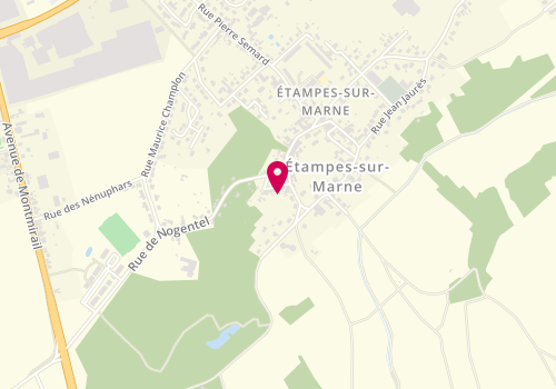 Plan de TATIN Sophie, 4 Rue Nervo, 02400 Étampes-sur-Marne