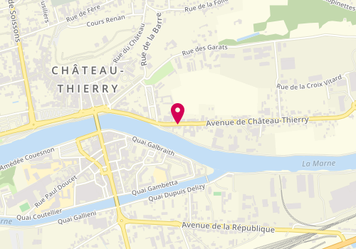 Plan de L'Coiffe, 6 avenue de Château-Thierry, 02400 Brasles