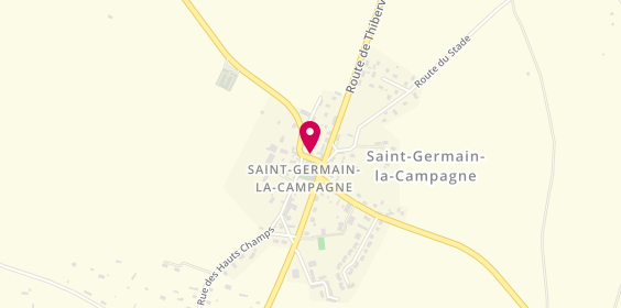 Plan de L'Air du Temps, 4 Route de Courtonne-Les- 2 -Églises, 27230 Saint-Germain-la-Campagne