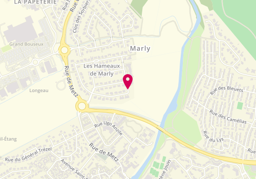 Plan de Diagonal Marly, 1 Rue de Metz Zone Belle Fontaine, 57155 Marly