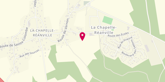 Plan de Coif'domicile Sophie, 160 Rue des Vignes, 27950 La Chapelle-Réanville