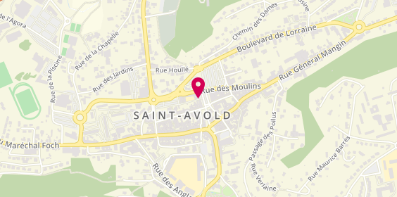 Plan de En Aparté Coiffure, 5 place Saint-Nabor, 57500 Saint-Avold