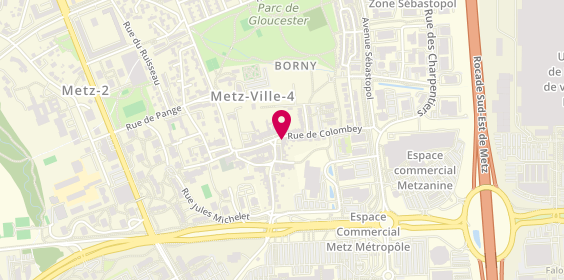 Plan de Agapebio, 26 Rue le Goullon, 57070 Metz