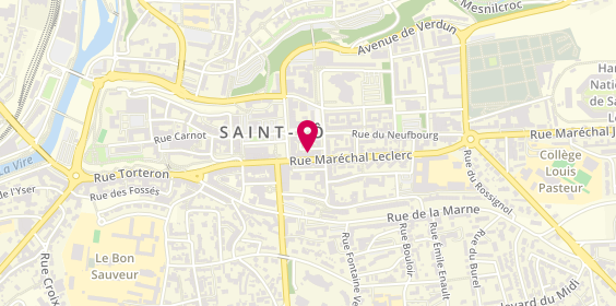 Plan de Saint Algue, 17 Rue Maréchal Leclerc, 50000 Saint-Lô
