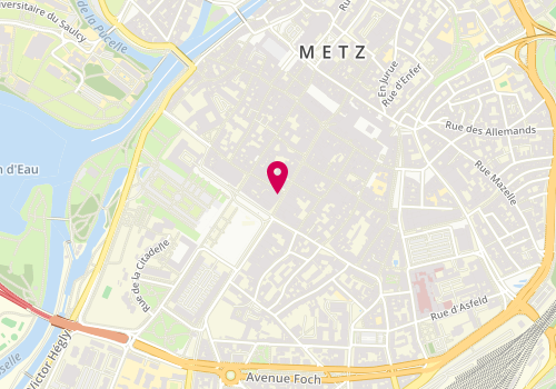 Plan de L´Enseigne du Lissage - Coiffeur Metz, 55 Rue Serpenoise, 57000 Metz