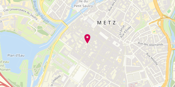 Plan de Les Coiffeurs créateurs, 11 Rue des Clercs, 57000 Metz