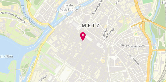 Plan de Atmosp'Hair, 7 Rue du Petit Paris, 57000 Metz