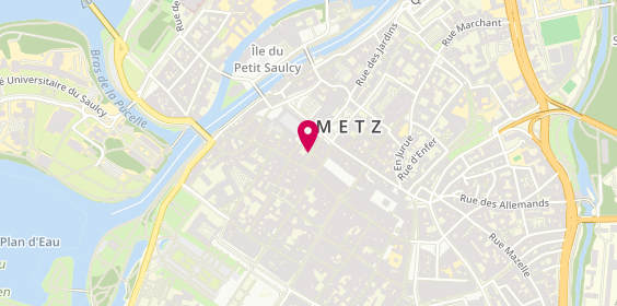 Plan de Coiff'Onaturel, 9 Rue Blondel, 57000 Metz