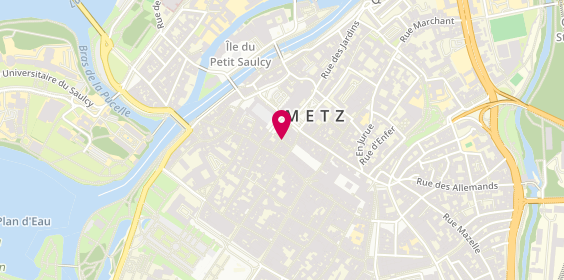 Plan de Salon Eric ZELL Coiffure, 3 Rue Paul Bezanson, 57000 Metz