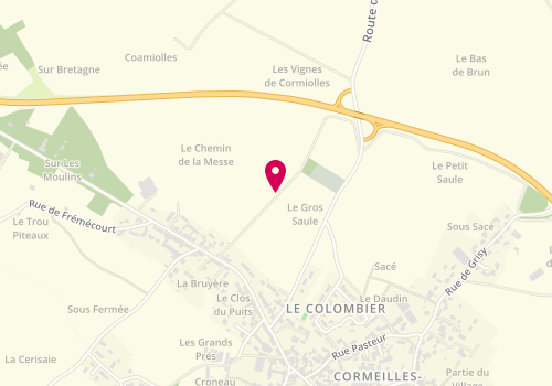 Plan de Coif'Events, Chemin Gros Saule, 95830 Cormeilles-en-Vexin