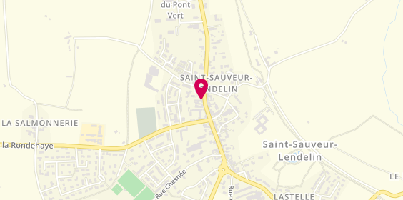 Plan de Au Salon de Pauline, 17 Rue Général Bradley, 50490 Saint-Sauveur-Villages