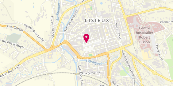 Plan de Exo'tif, 46 place de la République, 14100 Lisieux