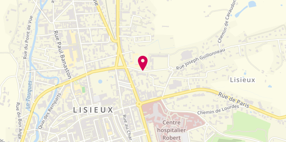 Plan de Chaponnais BLOT Nathalie, 10 Boulevard Jules Ferry, 14100 Lisieux
