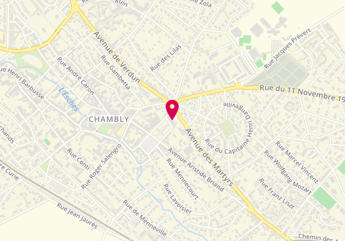 Plan de Espace Isaline, 139 Place Charles de Gaulle, 60230 Chambly
