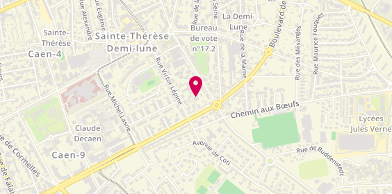 Plan de L'Appart Coiffure, 129 Boulevard Raymond Poincaré, 14000 Caen