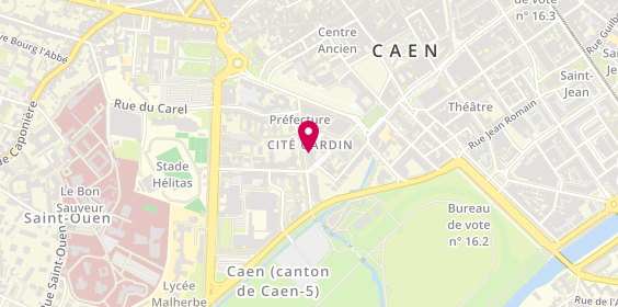 Plan de Salon Divin, 17 avenue de l'Hippodrome, 14000 Caen