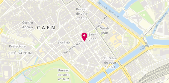 Plan de Carine Création, 111 Rue Saint Jean, 14000 Caen