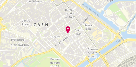 Plan de Hélie Coiffure, 100 Rue Saint-Jean, 14000 Caen