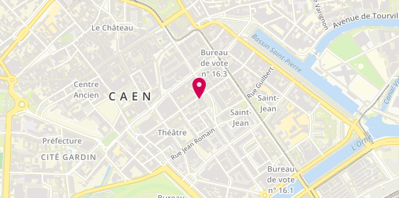 Plan de SARL Coiffure de l'Oratoire, 3 Rue de l'Oratoire, 14000 Caen