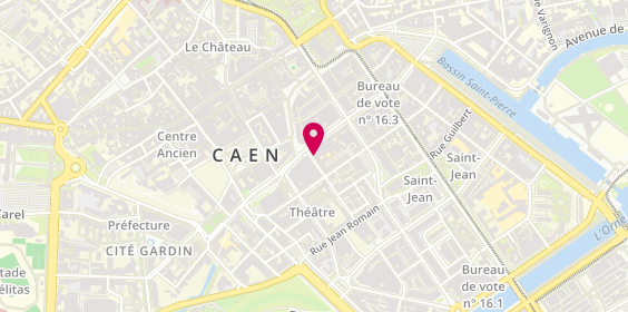 Plan de Vog Coiffure, 7 Rue Général Giraud, 14000 Caen