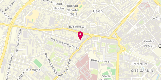 Plan de Rodrigue, 26 Rue Caponière, 14000 Caen
