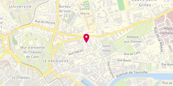 Plan de PETIT Rachel Gilda, 32 place Maurice Fouque, 14000 Caen