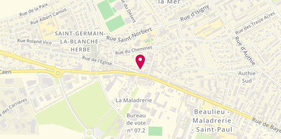 Plan de Jean et Lea Coiffure, 18 Rue de L&#039;Eglise, 14000 Caen
