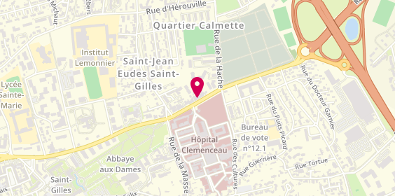Plan de Le 129 By Amélia, 129 avenue Georges Clemenceau, 14000 Caen