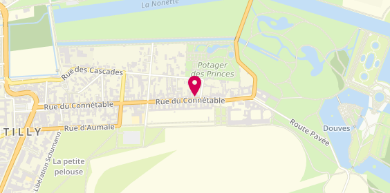 Plan de Datin Coiffeur Coloriste Végétal, 50 Rue du Connétable, 60500 Chantilly