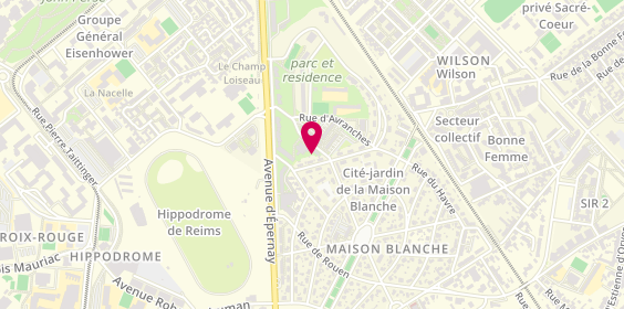 Plan de Fanny Coiffure, 37 Boulevard Bouches du Rhône, 51100 Reims