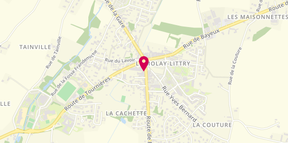 Plan de MAG Coiffure, 2 Rue de Balleroy, 14330 Le Molay-Littry